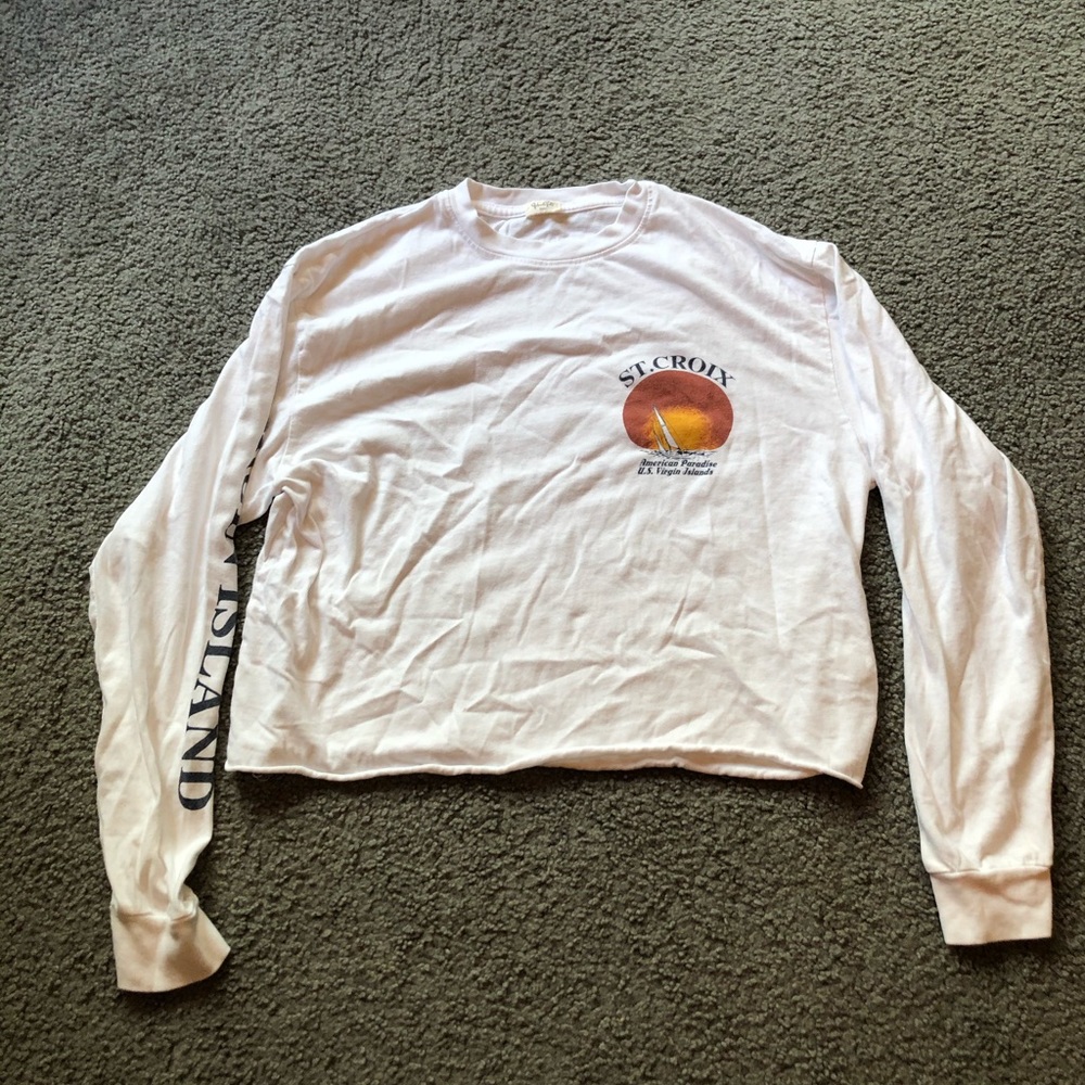 st. croix virgin islands long sleeve top